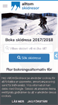 Mobile Screenshot of alltomskidresor.se